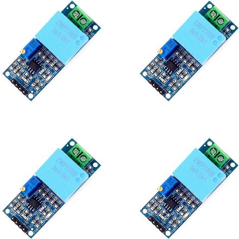 Les quatre capteurs de tension de sortie CA unidirectionnels ZMPT101B sont compatibles avec Arduino Mega et appartiennent au module de transformateur de tension monophasé actif. (1/5)