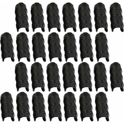 30pcs 32mm Serre Clips,Pinces à Tuyau pour la Fixation des Housses au Jardin Serres,des Films,des Plantes, (1/5)