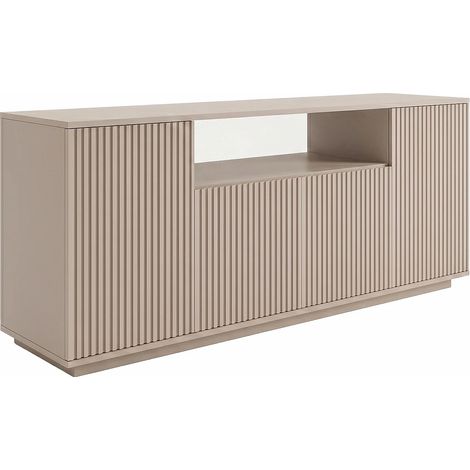 Buffet avec 4 portes et 1 niche - Beige - EROLYA (1/4)