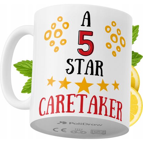 Lustige Tasse für Betreuer – Kaffee- oder Teetasse mit witzigem Textdesign – ideal für Geburtstage, Namenstage, Feiertage und besondere Anlässe. Hochwertige Tasse für Zuhause, Büro und Arbeit. Farbe: 