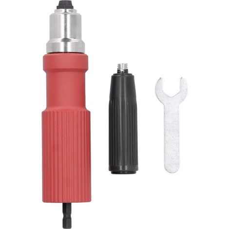 Elektrischer Nietpistolenadapter, Bohrmutter-Niet-Einsatzadapter, elektrisches Bohrwerkzeugset, Nietmutter-Einsatzpistole, Nietbohrwerkzeug (1/5)