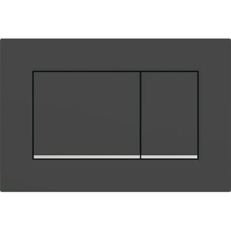 Pour panneau de commande Geberit Sigma30 3/6L - noir/chrome 115.883.KK.1 (1/4)