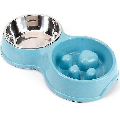 Filiyano-Gamelle double anti-étouffement pour chiens et chats (1/5)