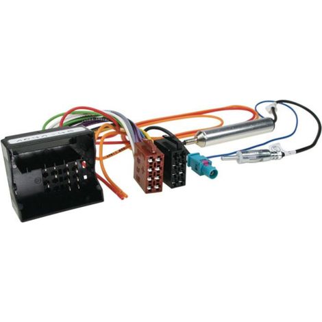 Adnauto – Câble adaptateur radio ISO pour Alfa Romeo, Peugeot, Citroën – Connexion standardisée – Installation plug-and-play – Compatible 4 haut-parleurs