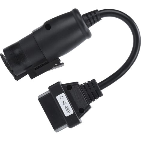 Adaptateur Câble Diagnostic OBD2 30Pin vers 16Pin, Longueur 250mm/9,8in, Remplacement pour Camions IVECO (1/5)