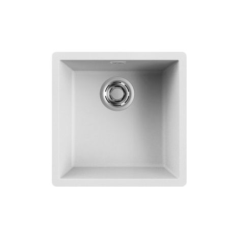 Lavello ZEN 102 45,6X45,6 1 vasca WHITE 96 (1/5)