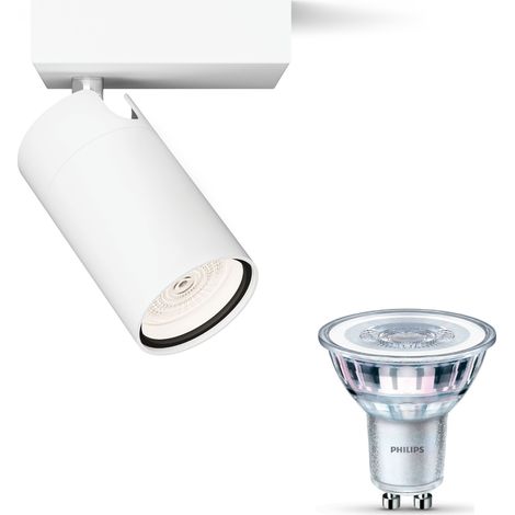 Philips Idris Spot en saillie à 1 point lumineux GU10 (Blanc) - Philips LED GU10 50W Non dimmable (1/5)