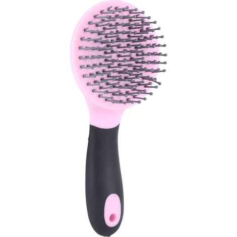 Horsehair comb, versatile cleaning, massage, comfortable grooming brush for cats, dogs, long-haired pets (1/5)