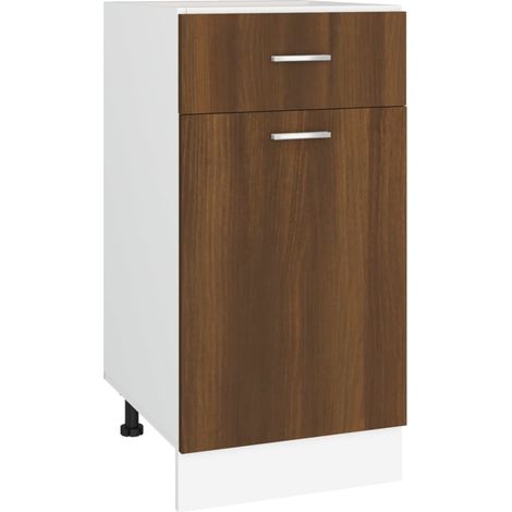 Maison Exclusive - Cajón bajo "Lyon" roble marrón 40x46x81,5 cm M