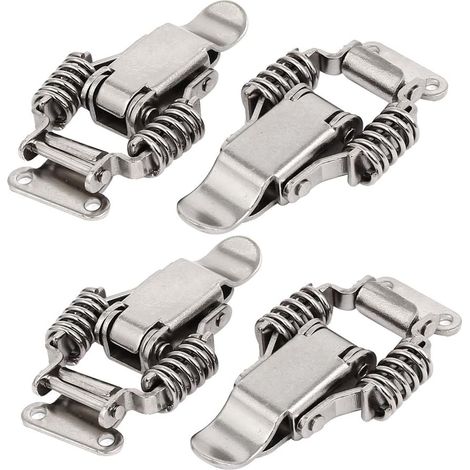 Koffer Edelstahl Schnalle gefedert Toggle Latch Hash Silver Tone 4St (929aa191ad4499c88e9b0cc16216ae (1/3)