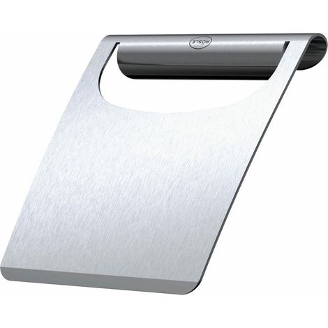 Rösle Plancha-Allzweck-Spachtel aus Edelstahl, Klingen- Länge/Breite 12 x 12 cm 250433 (1/3)