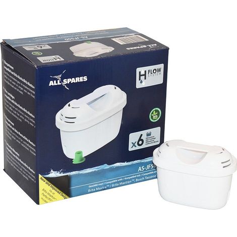 Filtro de agua AllSpares 100486 / 101929 / 1022214 apto para Brita Maxtra, Maxtra+ y Bosch Tassimo - Paquete de 12 con cartuchos de filtro (1/2)