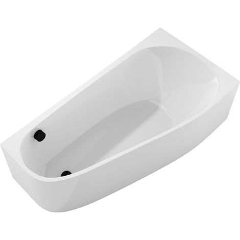PROJEKTA R MONOLITH Baignoire d'angle 156x77x60cm, blanc (1/3)