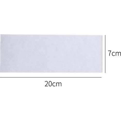 Papier dépilatoire jetable professionnel en coton pour l'épilation du visage et du corps, blanc, 100 pièces (1/5)