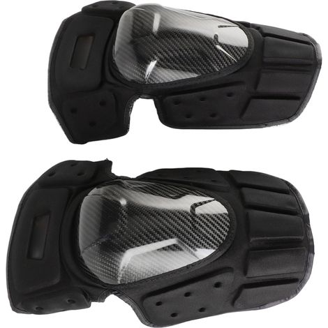 Motorrad-Knieschoner für Erwachsene mit starrer Schale, die Aufprallschutz und Stoßdämpfung bieten und sich zum Laufen, Skateboarden, Inlineskaten und Radfahren eignen. (1/4)