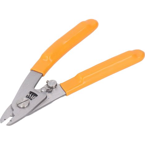 Pince à dénuder à Fiber optique avec clé hexagonale, pince à dénuder à 2 trous pour revêtement de 125 à 250 μm, couche extérieure en queue de cochon de 0.9 à 3mm (1/5)