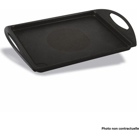 Grill Plat avec Poignée Antiadhésif - 430 x 250 mm - Lot de 6 - Pujadas