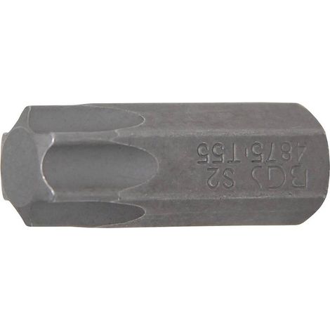 Embout Torx T55 10 mm (3/8) - L. 30 mm - Profil T pour Vis Torx - Précision et Durabilité, Acier - D-Work
