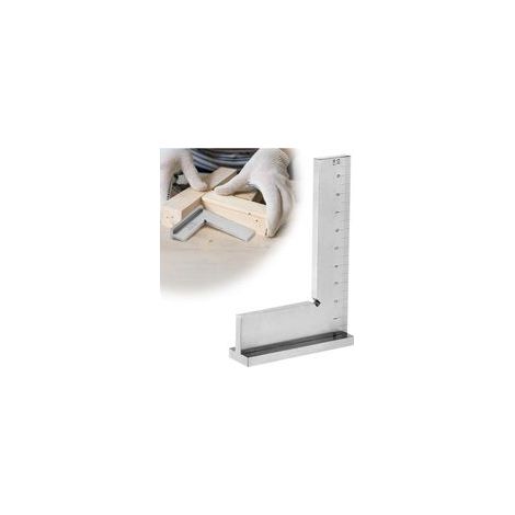 Lntyq Winkel mit Hut, rechtwinklige Blöcke für präzise Schreinerwinkel, Werkzeuge aus massivem Kohlenstoffstahl, 90°-Kombinationswinkel mit Basis (1/5)