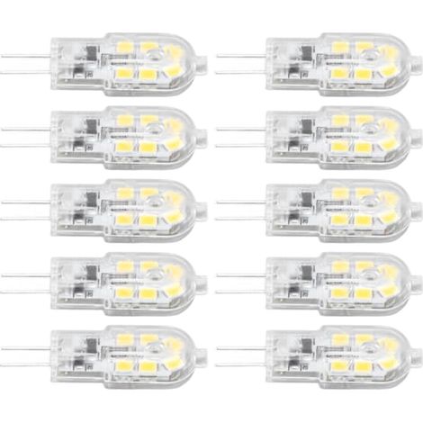 Lot de 10 ampoules LED G4 à luminosité réglable et rendu des couleurs élevé (1/5)