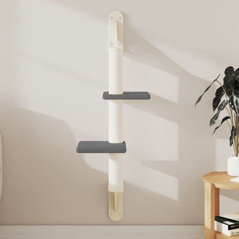 Árbol rascador para gatos de pared gris oscuro 108 cm