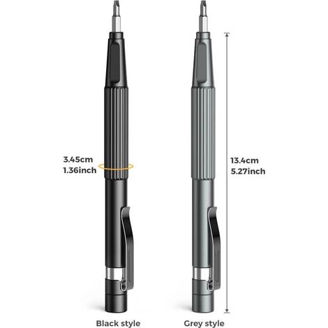 Tournevis Partner pen type screwdriver léger avec clip (1/3)