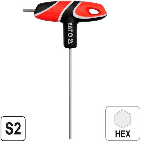 Yato YT-05572 llave hexagonal Llave allen con mango en T Métrico 1 pieza(s)