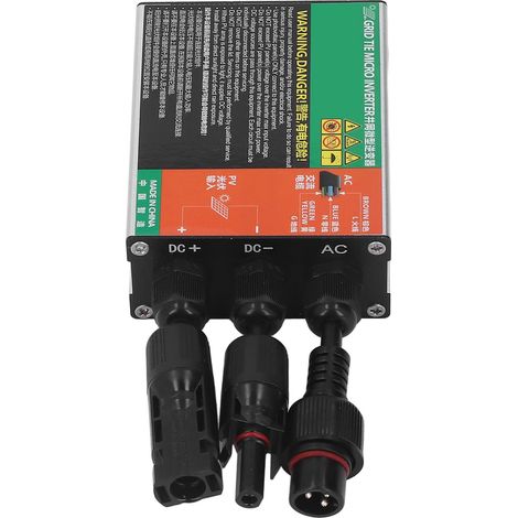 Onduleur MPPT connecté au réseau, à onde sinusoïdale pure, compact, pour énergie solaire alternative, 230 V CA, 350 W (1/5)