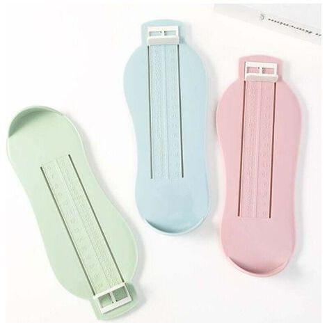 QORVA-Bâton de mesure pour enfants - Pied mètre pour enfants - mesure les pieds de vos enfants Vert (1/4)