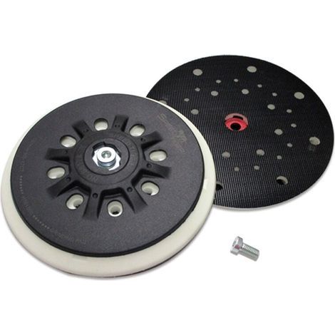 Patin de ponçage Ulisem 150 mm 8 trous adapté à la ponceuse orbitale Bosch ETS 150, ETS EC 150, LEX 150, WTS 150/7 498987 (souple), 1 pièce (1/3)