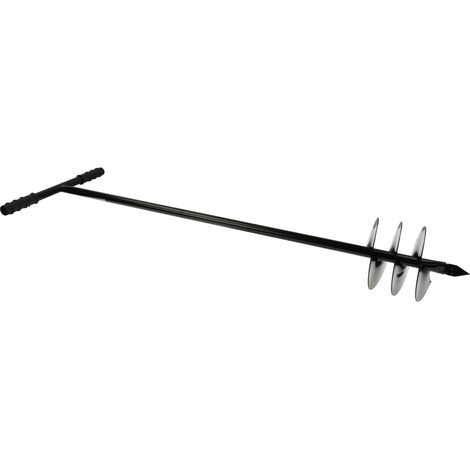 Geko Taladro Manual Negro 170 mm Diámetro Cabeza