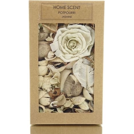 Kaemingk – Potpourri parfumé HOME SCENT Jasmine avec fleur de rose – 150 g (1/3)