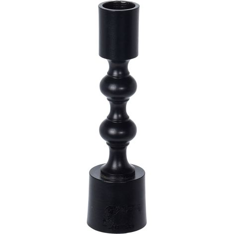 Candelabro vertical 16cm negro (1/2)