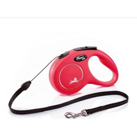 Flexi New Classic correa roja de 8 metros para perro