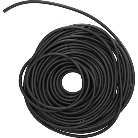 20 m / 65 ft schwarzer Gummikraftstoffschlauch für Motorrad, Pitbike, Dirtbike, ATV, Quad M GU07 (1/5)