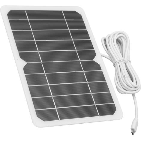 Kit solaire DIY 5W 5V polysilicium chargeur téléphone portable sortie micro USB (1/5)
