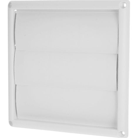 Grille de ventilation extérieure pour sèche-linge et climatiseur - Usage domestique - Installation facile - 20 x 20 x 4 cm - Échange d'air - 1 pièce (1/5)
