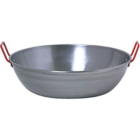 Poêle profonde polie Ø65cm 2 poignées idéale (1/2)