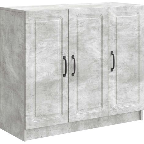 vidaXL  Sideboard  Concrete Grey 89 x 34.5 x 77 cm Engineered Wood