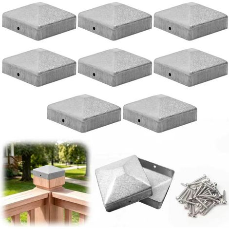 Chapeaux de poteaux 9x9 – Lot de 8 pièces (1/5)