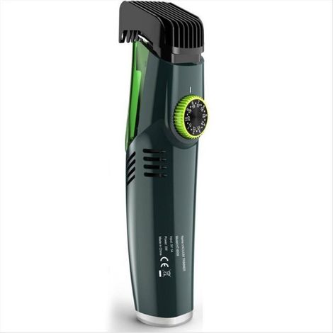 1 Tondeuse à barbe sans fil, Aspirateur intégré 95%, Étanchéité IPX6, Acier inoxydable, Pour homme