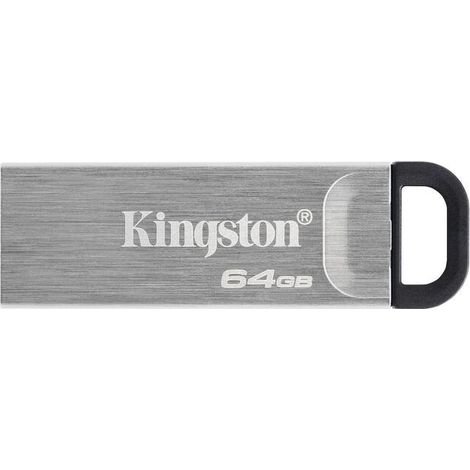 Memoria USB Kingston DTKN/64GB Negro Plateado 64 GB (1/4)