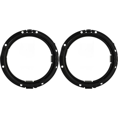 Anneau de Phare Rond 7 Pouces Support Montage Lunette Retenue Wrangler JK 2007 2018 2 Pièces (1/4)