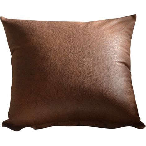 Oreillers et taies d'oreiller WRXMIJNHGSA, taies d'oreiller lombaires en similicuir pour canapé, housses de coussin décoratives pour la maison (1/2)