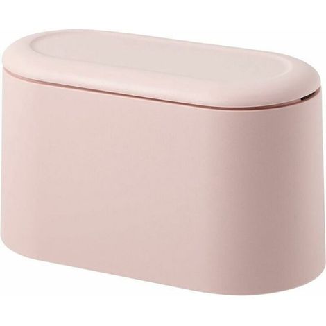 Mini Mülleimer Tischmülleimer Kleiner Mülleimer mit abnehmbarem Deckel Kleiner Kunststoffmülleimer Faltbarer Tischmülleimer für Badezimmer, Büros (1/5)