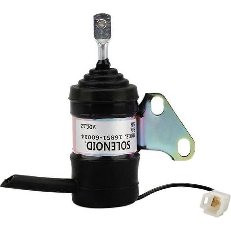 Électrovanne d'arrêt de carburant pour tondeuse, tracteur, excavatrice, RTV RTV900 16851-60014 052600-4530 (1/5)