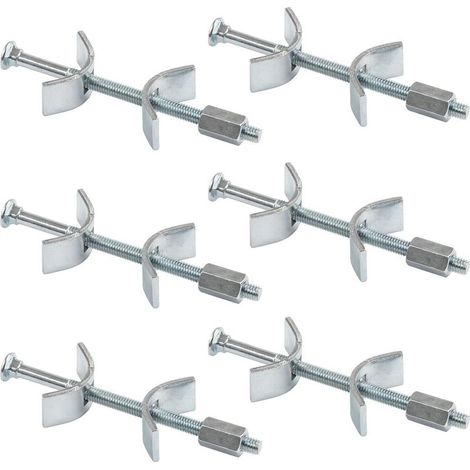 Raccord Plan de Travail - Connecteur de Meubles, 100 mm 6 pcs. - Joint Plan de Travail Cuisine - Vis Assemblage Meuble – Ferrure d'Assemblage - Solution Sûre et Stable (1/3)