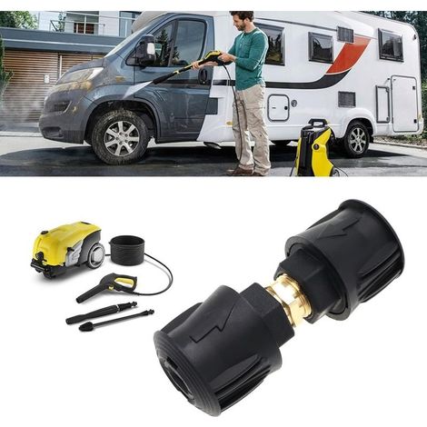 Hose of replacement high pressure to fitting fast compatible with the hoses to fitting fast Karcher K2-K7 adapter of hose in plastic for cleaner high pressure (1/4)