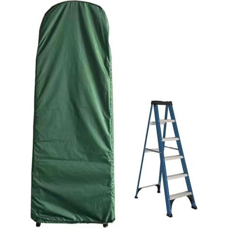 Housse imperméable pour échelle pliante avec cordon de serrage réglable – Tissu Oxford 210D – Pour escabeau (50 x 195 x 12 cm)