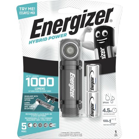 Linterna Frontal 439151 – Antorcha Híbrida Potente con Tecnología LED – Modelo E303633200 (1/4)